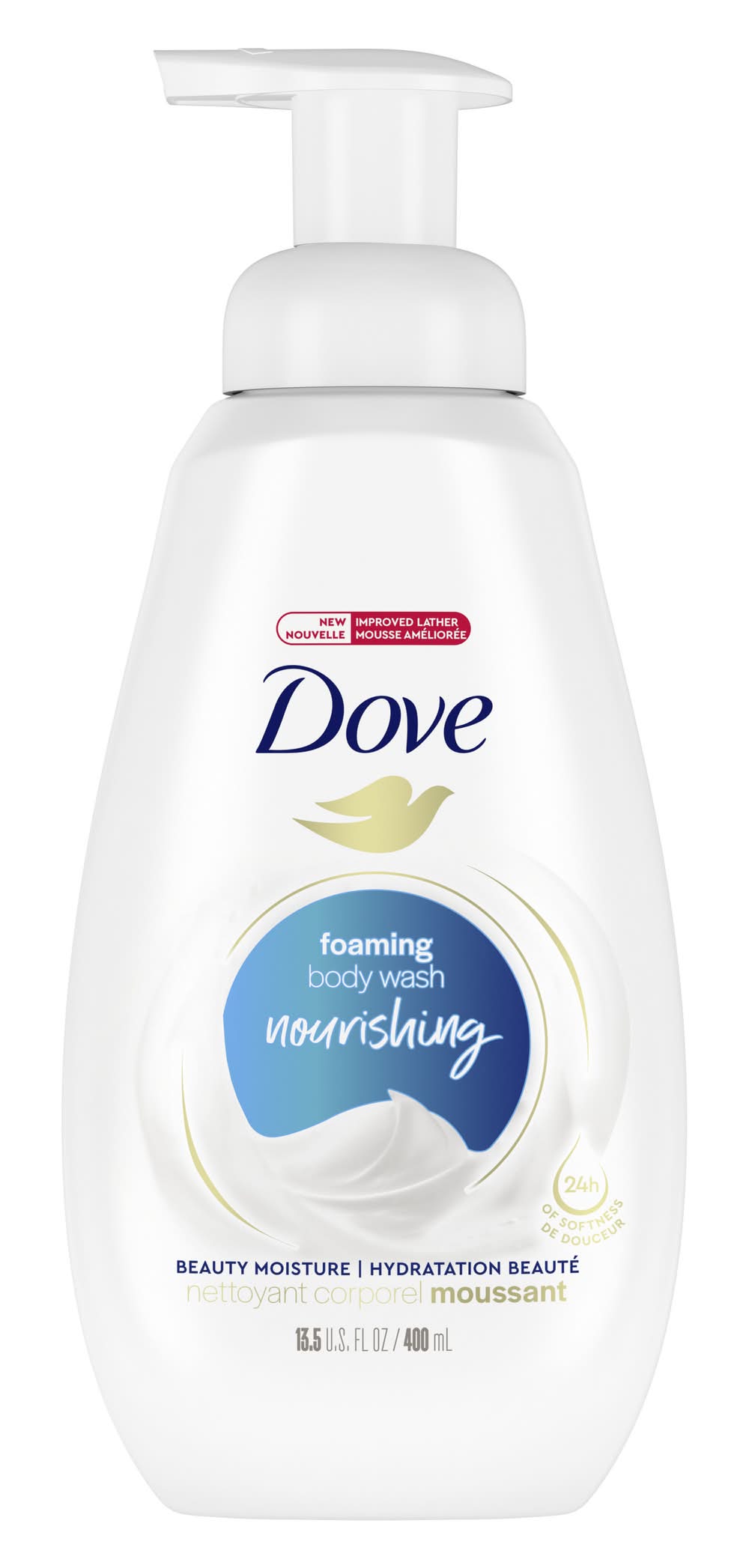 Dove Instant Foaming Deep Moisture Body Wash (13.5 oz)