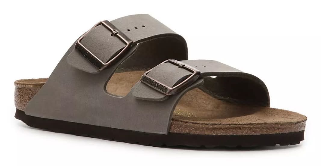 Birkenstock Arizona Slide Sandal - Women'S (Stone Medium/Narrow - EU 41 / US Womens 10-10.5 / Mens 8-8.5)