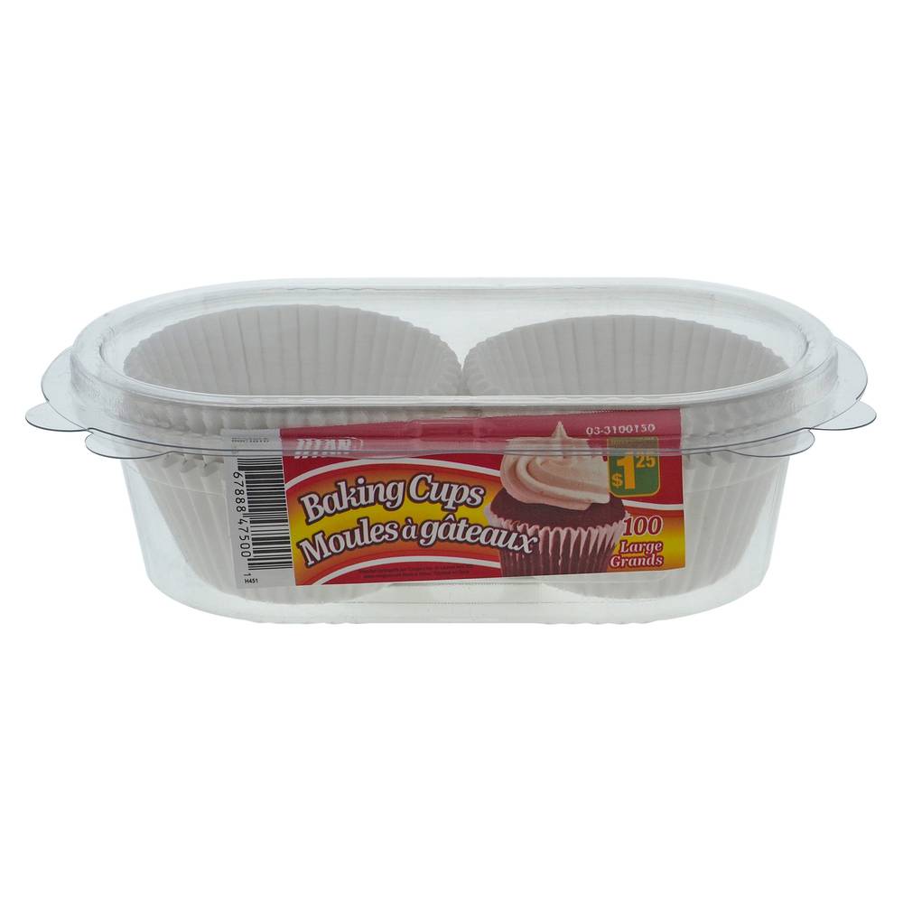 Large Baking Cups, 100pc