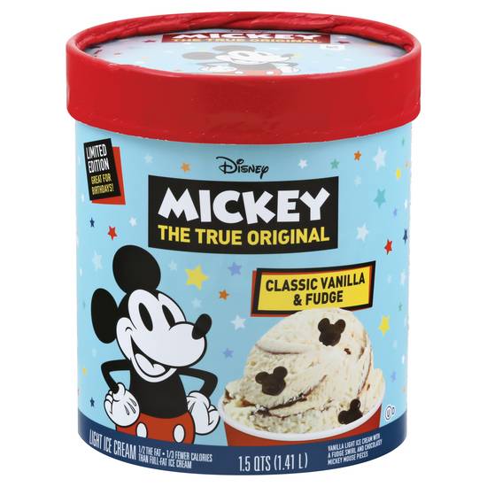 Disney Mickey Mouse Classic Vanilla & Fudge Ice Cream (1.5 quarts)