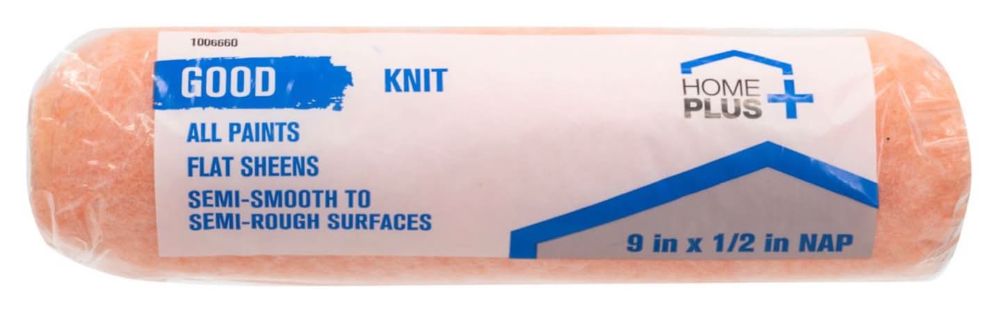 Home Plus Good Polyester Knit 9 In. W X 1/2 In. Paint Roller Cover 1 Pk