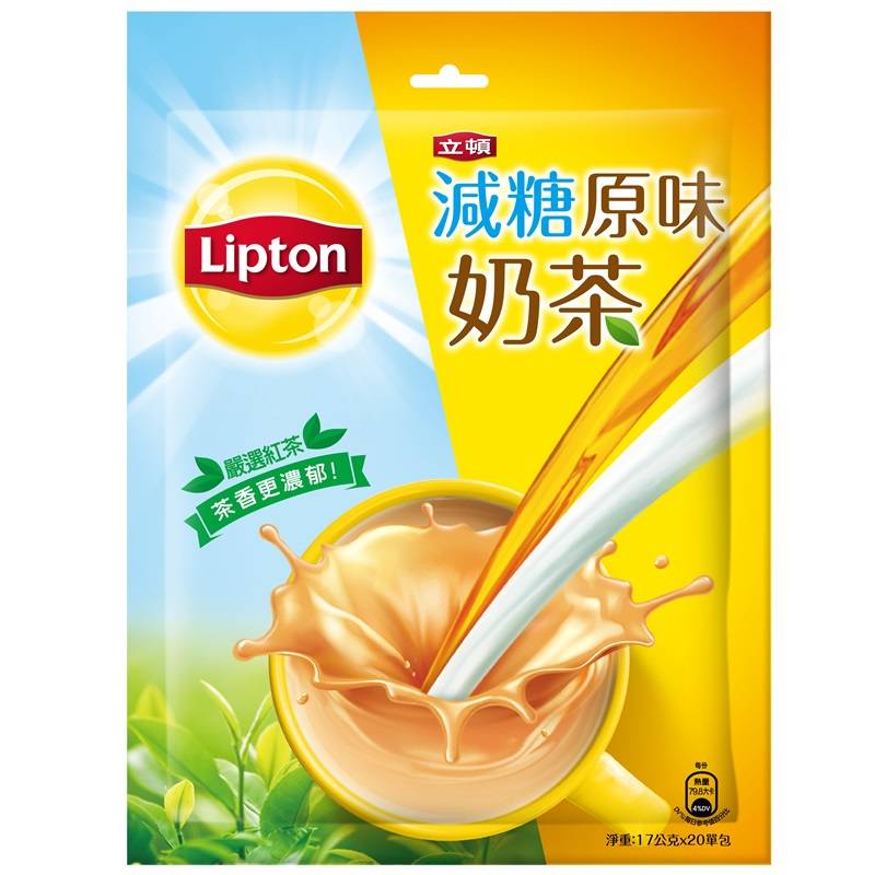 立頓減糖原味奶茶17g x20 <17g克 x 20 x 1Bag袋>