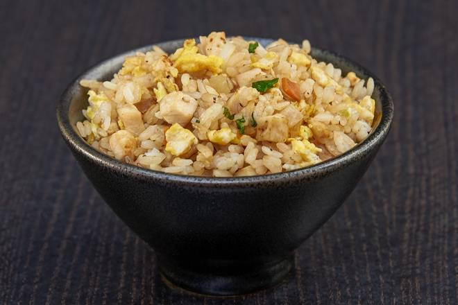 "RA"CKIN' CHICKEN FRIED RICE (Serves 1)