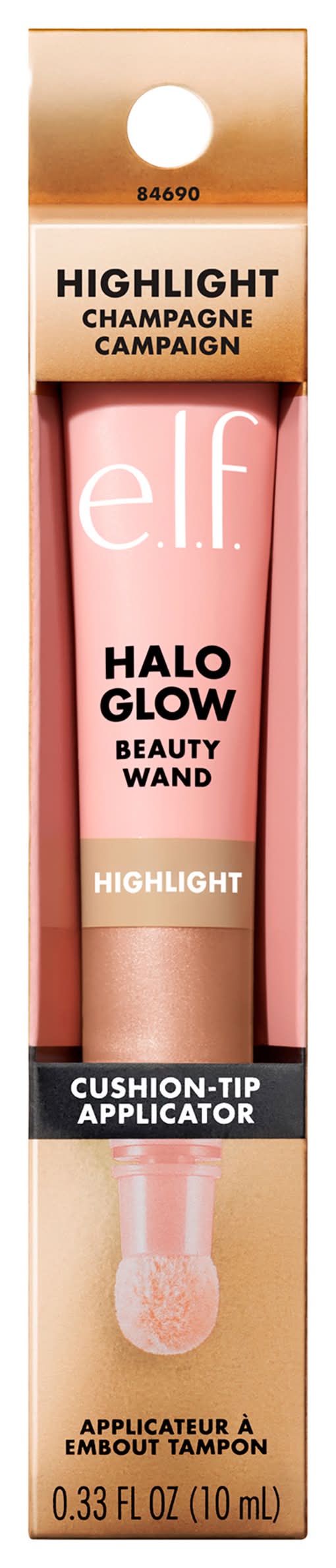 e.l.f. Highlight Halo Glow Beauty Wand, Champagne Campaign (0.33 fl oz)