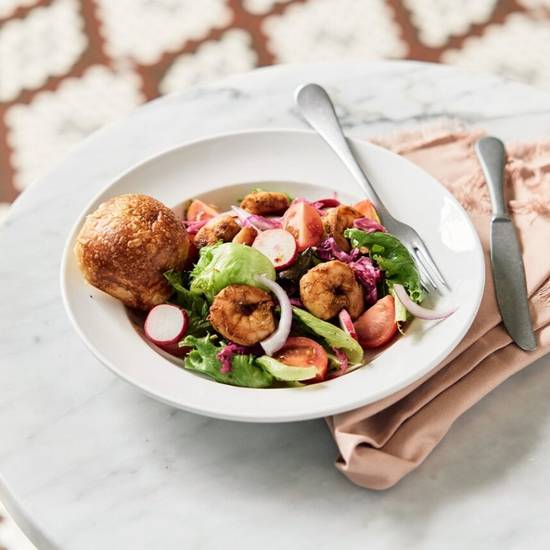 Spiced Shrimp & Avocado Mousse Salad