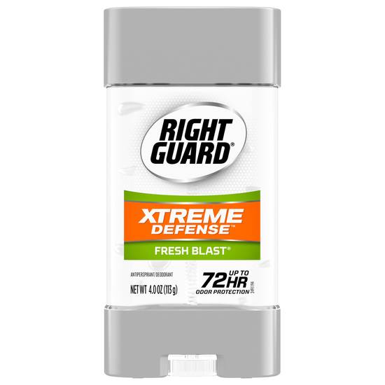 Right Guard Xtreme Defense Fresh Blast Antiperspirant Clear Gel