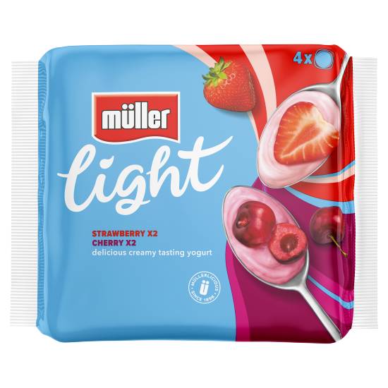 Müller Light Yogurt (strawberry-cherry)