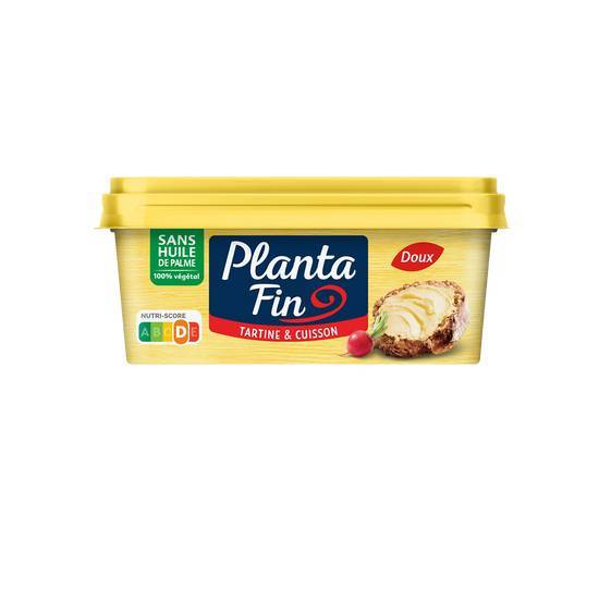 Planta Fin - Margarine doux sans huile de palme �à tartiner et cuisiner