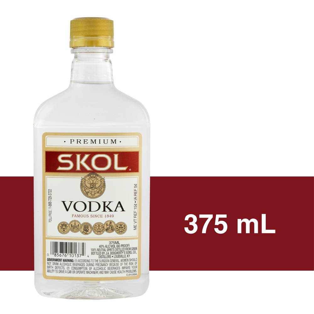 Skol Vodka 80 Proof (375 ml)