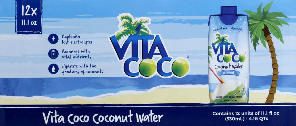 Vita Coco Original Coconut Water (12 x 11.1 fl oz)