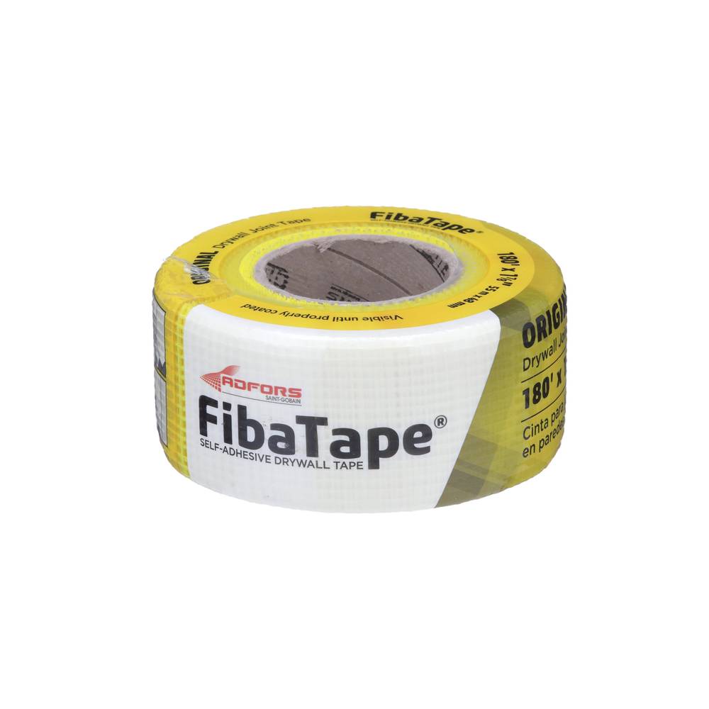 Saint-Gobain ADFORS FibaTape Standard Yellow 1.875-in x 180-ft Mesh Construction Self-adhesive Drywall Joint Tape | FDW8726-U