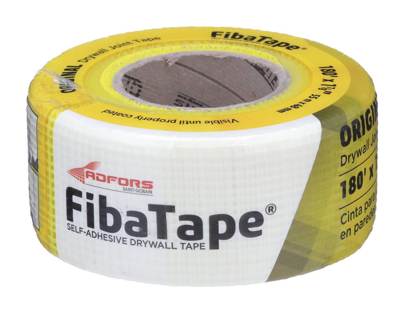 Saint-Gobain ADFORS FibaTape Standard Yellow 1.875-in x 180-ft Mesh Self-Adhesive Drywall Joint tape | FDW8726-U