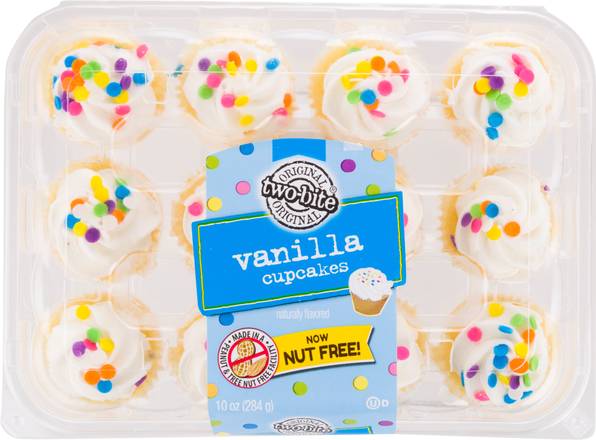 Two-Bite Vanilla Cupcakes