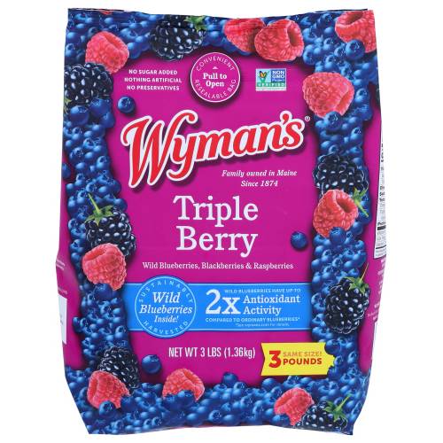 Wyman's Triple Berry Blend