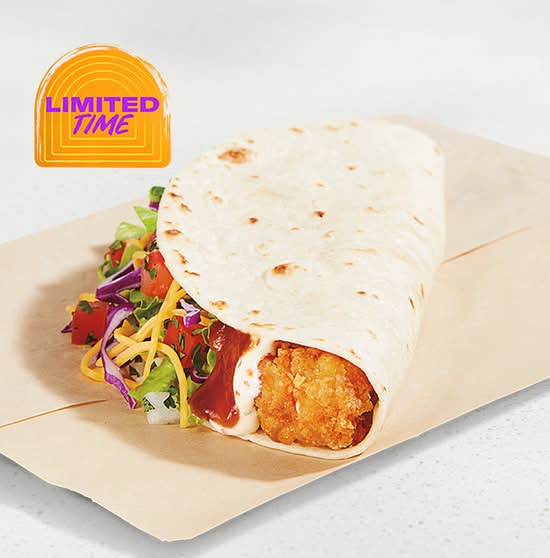 Sweet Chipotle BBQ Crispy Chicken Taco