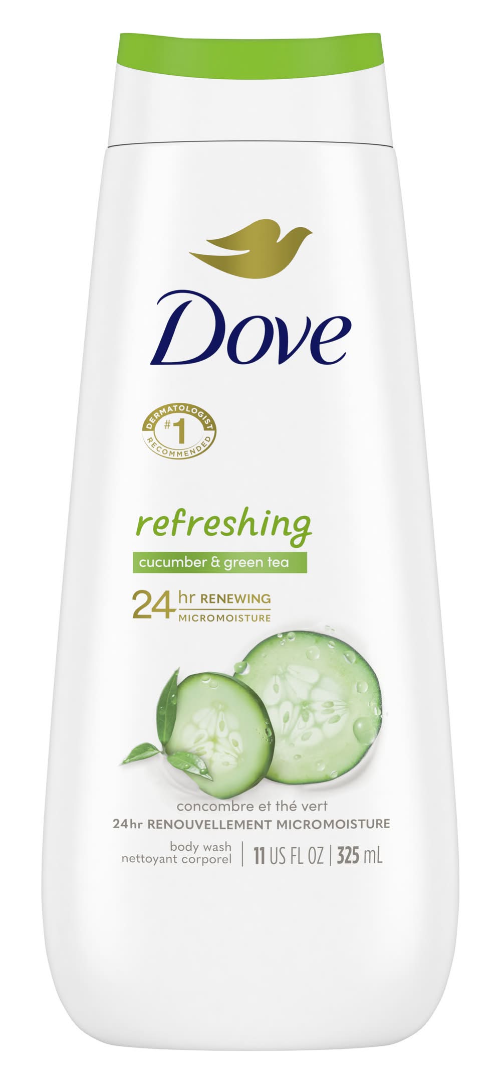 Dove Cucumber & Green Tea Scent Body Wash (11 oz)