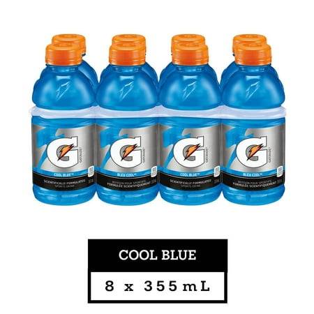 Gatorade Perform Cool Blue Sports Drink (8 ct, 355 ml)