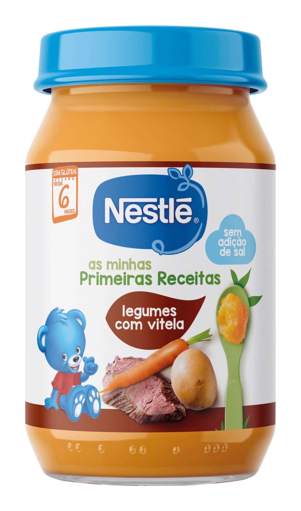 Refeição para Bebé Legumes com Vitela +6M Nestlé (emb. 190 gr)
