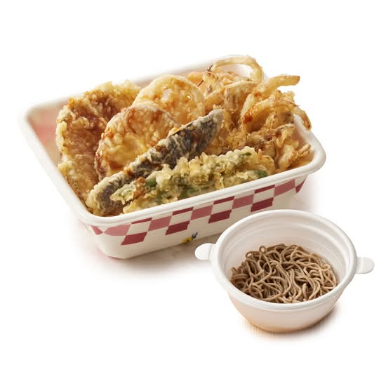 野菜天丼弁当（冷小藪そば）セット