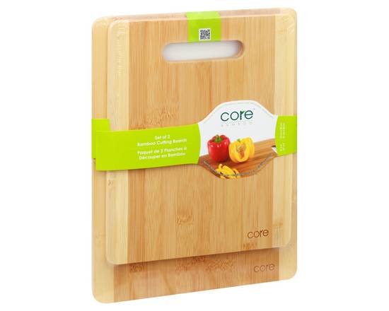 Core · Bamboo Two Tone Cutting Boards (2 boards)