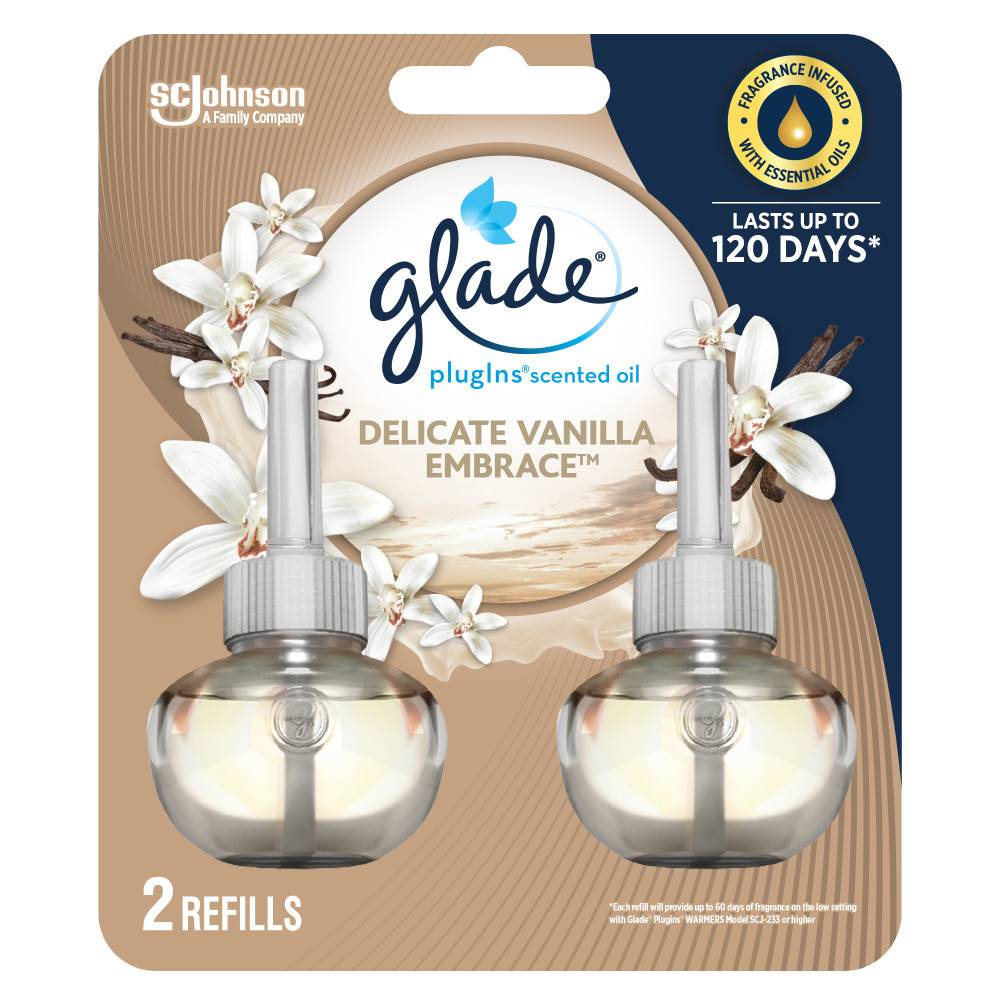 Glade Plugins Scented Oil Air Freshener Refill (2 refills)