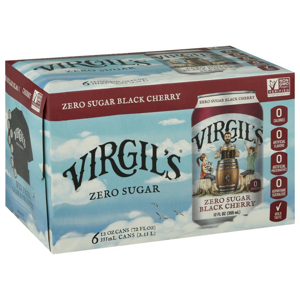 Virgil's Zero Sugar Black Cherry (72 fl oz)