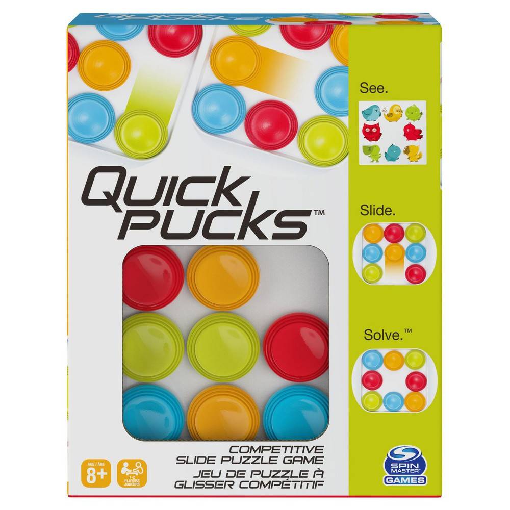 Spin Master Quick Pucks Slide Puzzle Game Delivery Near Me Order