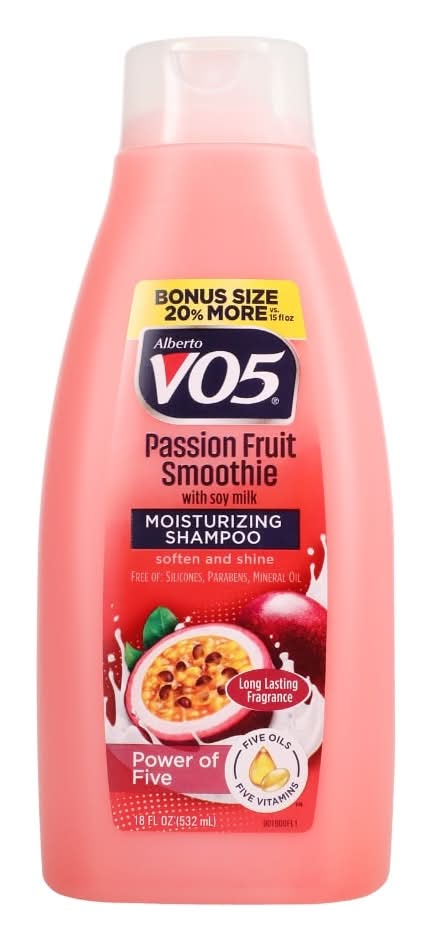 Alberto VO5 Smoothie With Soy Milk Moisturizing Shampoo, Passion Fruit (18 fl oz)