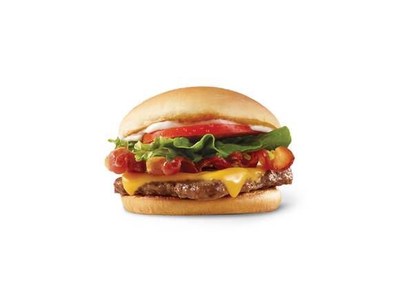 Hamburger Fromage Bacon Junior / Jr. Bacon Cheeseburger (Cals: 390)