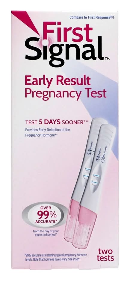 First Signal Early Result Pregnancy Tests, 2 ct. Box