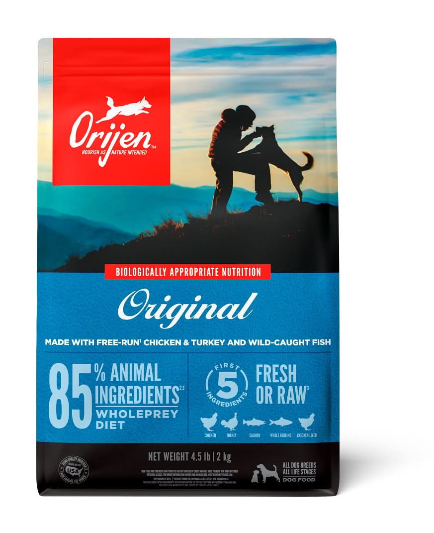Orijen ORIGINAL ALIMENTO NATURAL PARA PERRO RECETA POLLO, PAVO Y PESCADO, 2 KG