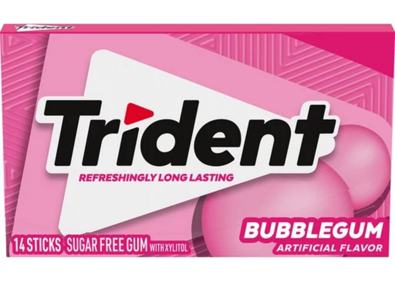 Trident Sugar Free Bubblegum 14-Piece