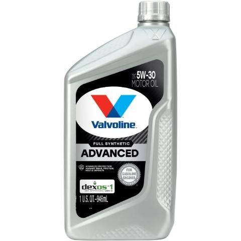 Valvoline Full Synthetic Advanced Motor Oil SAE 5W-30 1qt