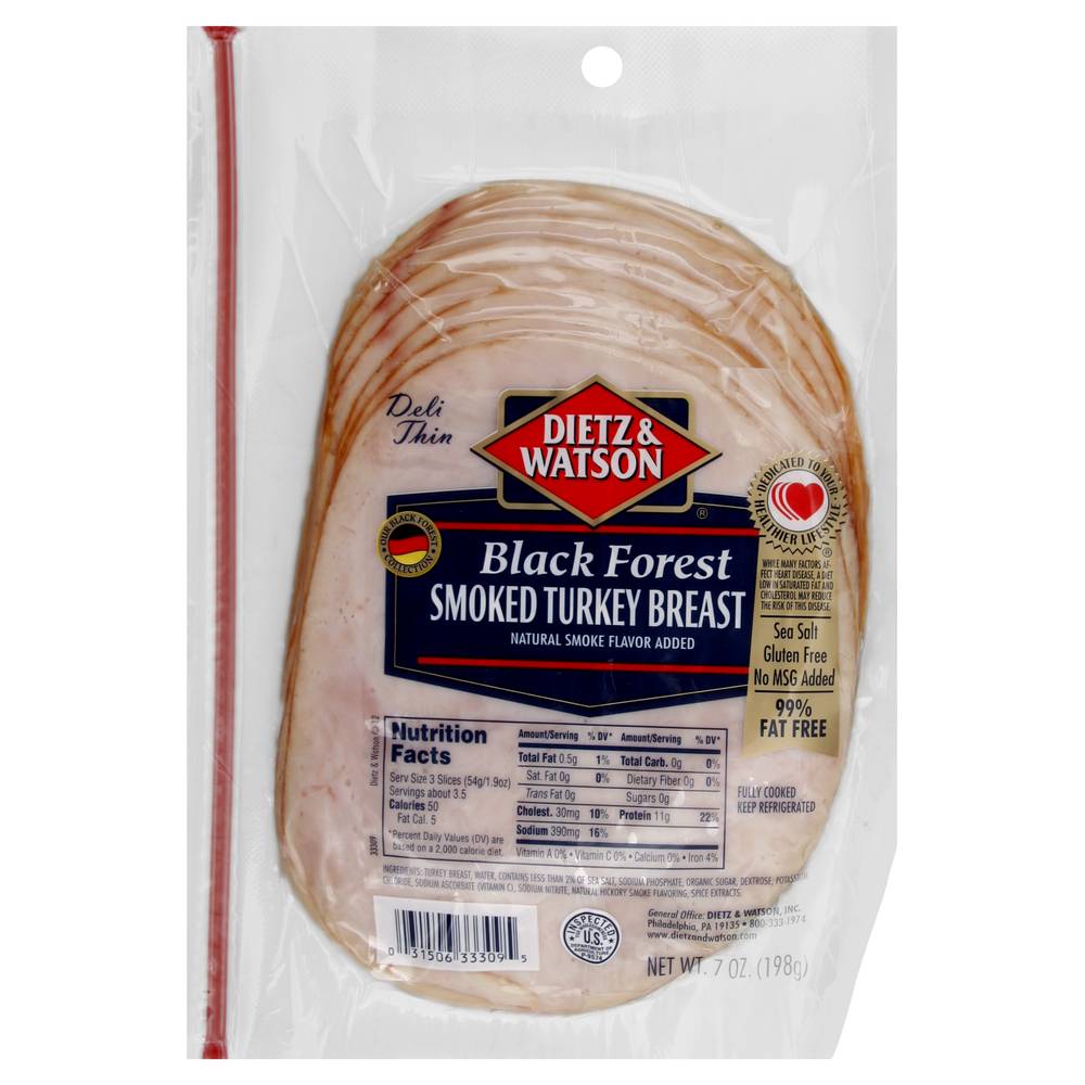 Dietz & Watson Black Forest Smoked Turkey Breast