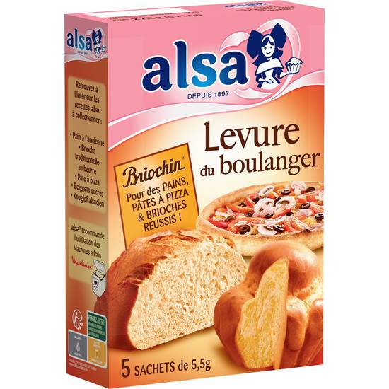Alsa - Levure de boulanger pains et brioches