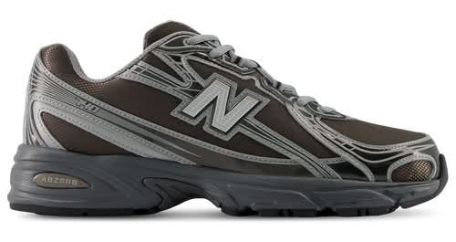 New Balance Mens 740 - Running Shoes Black Metallic/Castlerock Size 11.0