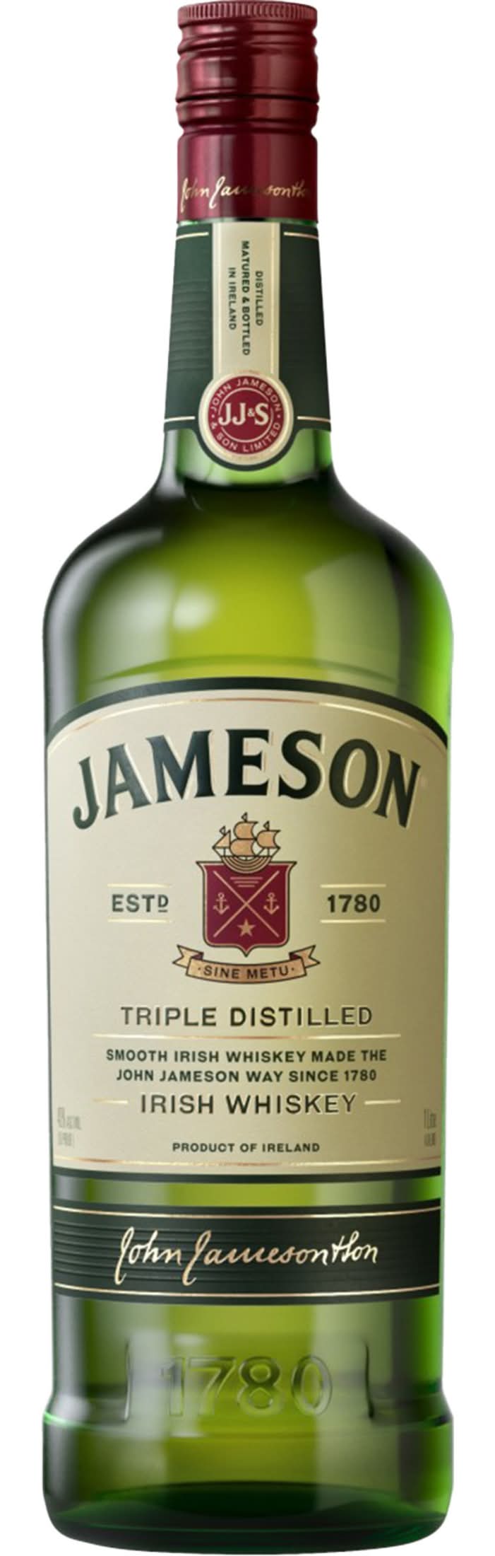 Jameson Triple Distilled Irish Whiskey (1 L)