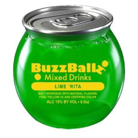 BuzzBallz Mixed Drinks Lime 'Rita 6.5oz