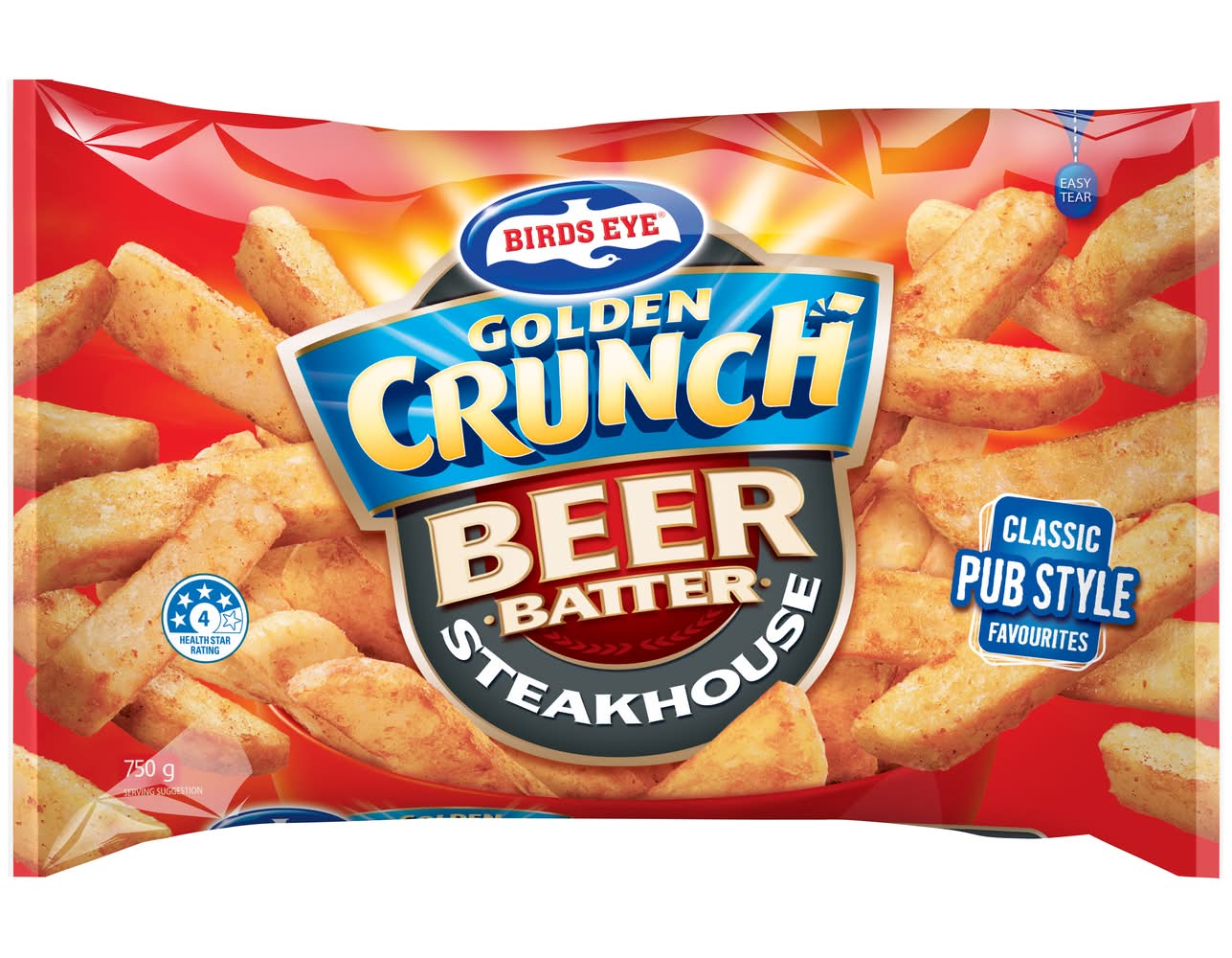 Birds Eye Golden Crunch Steakhouse Chips (750g)
