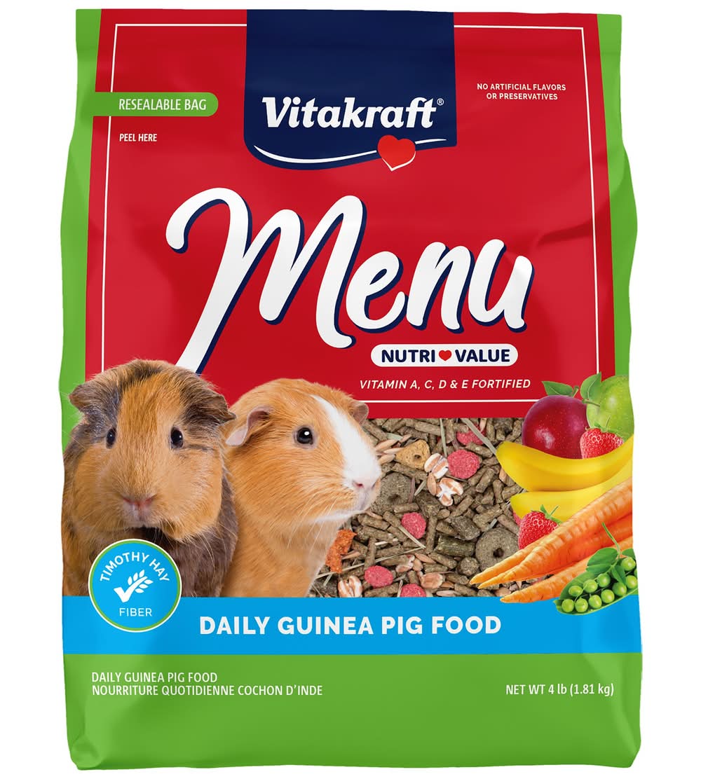 Vitakraft Menu Value Guinea Pig Food 4LB (Size: 4 Lb)