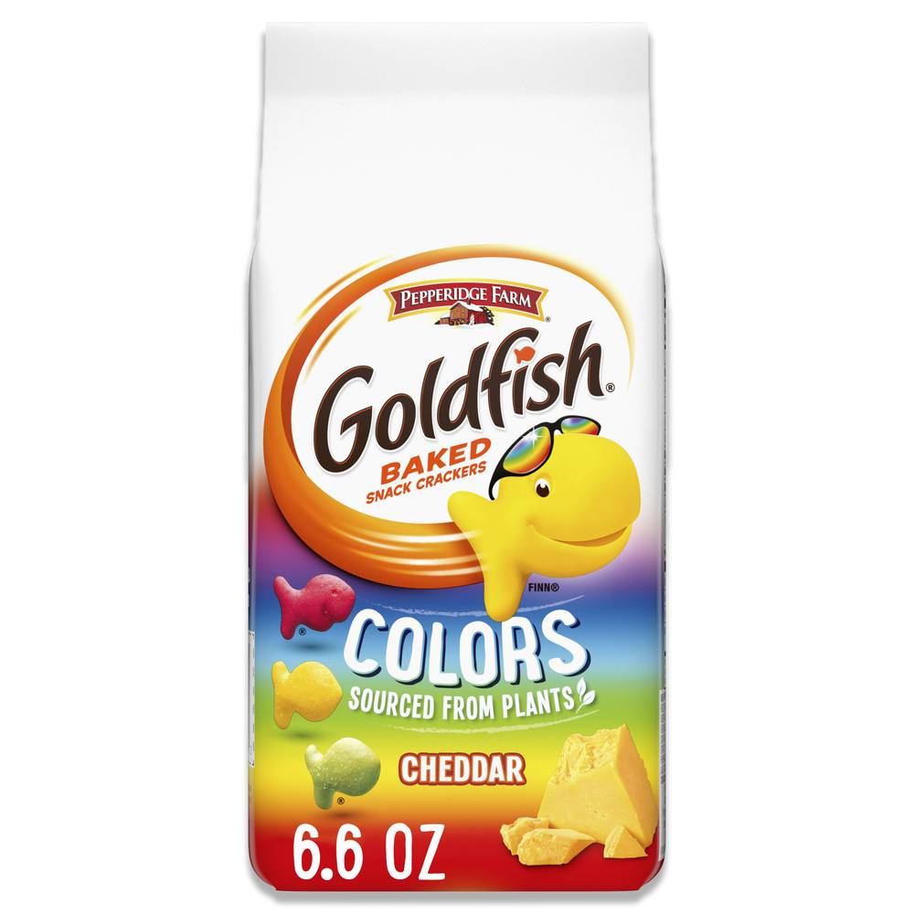 Pepperidge Farm Goldfish Colors Baked Cheddar Snack Crackers