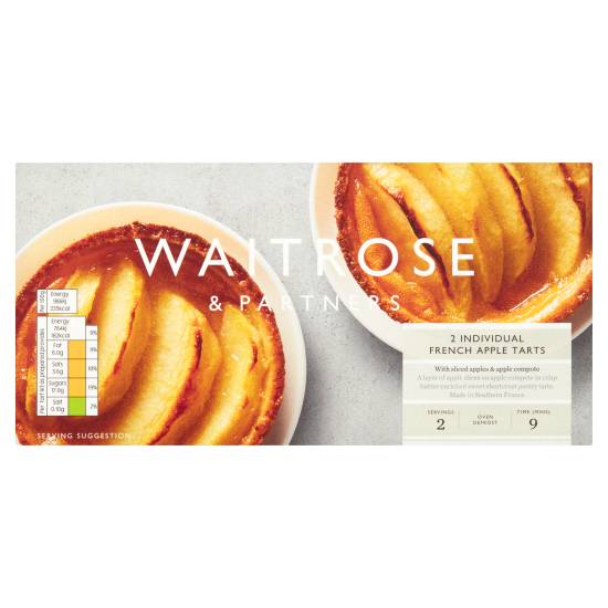 Waitrose Frozen Individual French Apple Tarts (2 ct)