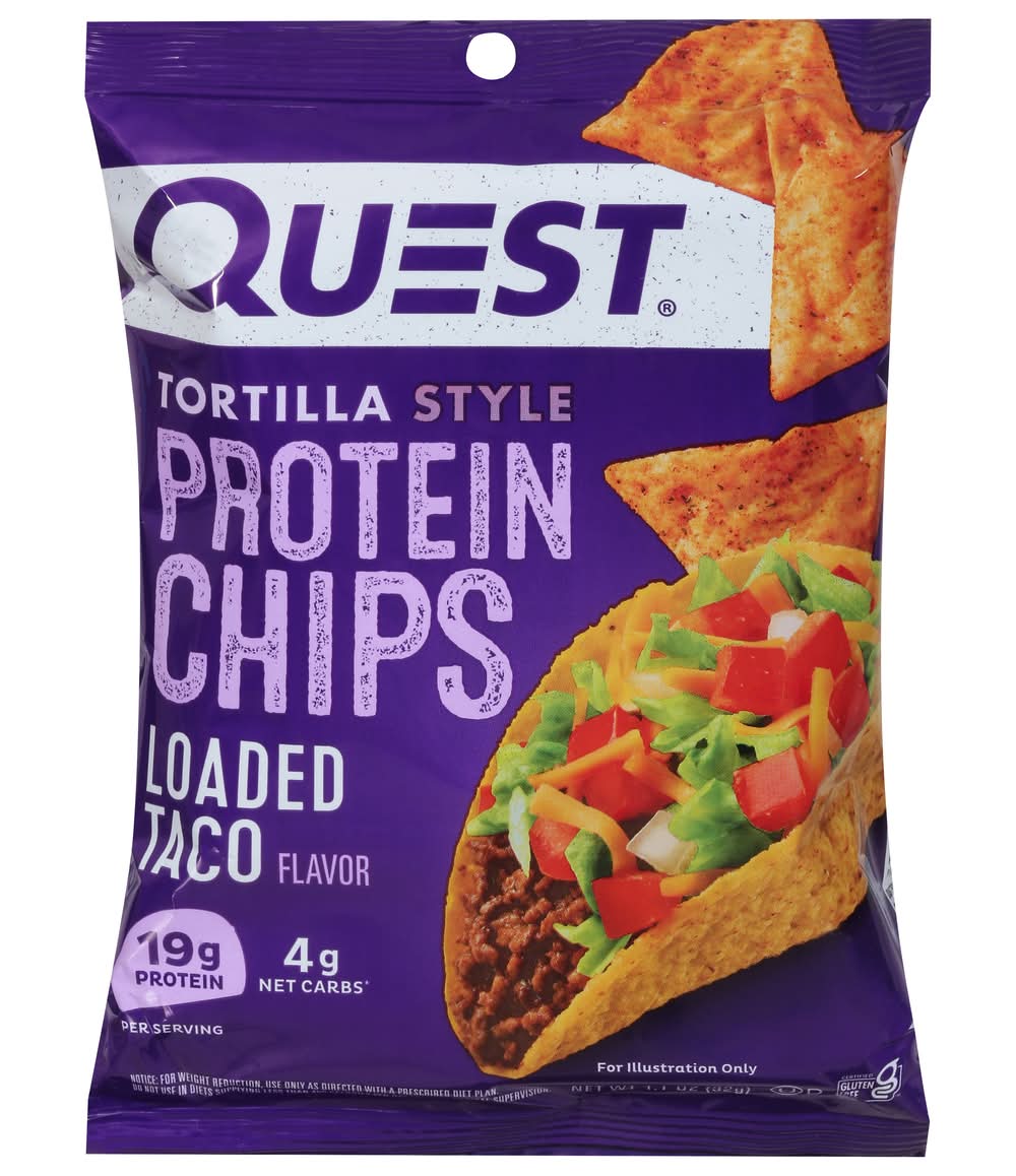 Quest Protein Chips, Tortilla Style Loaded Taco (1.1 oz)