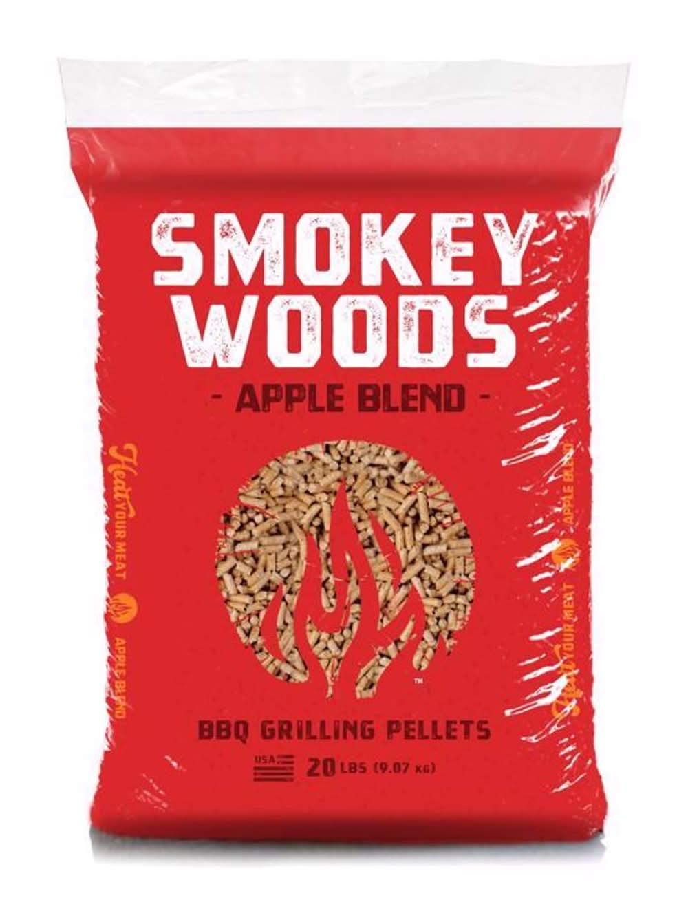 Smokey Woods Hardwood Pellets All Natural Apple 20 Lb