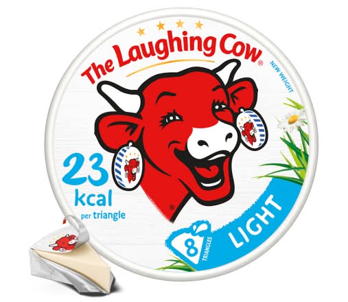 The Laughing Cow Light, Creamy Spreadable Cheese (120g)