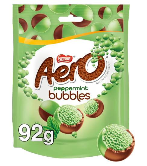 Nestlé Peppermint, Aero Bubbles Chocolate Sharing Bag (92g)