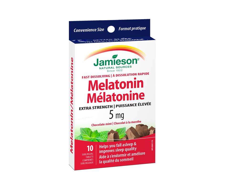 Jamieson Melatonin Extra Strengh 5 mg (10 units)