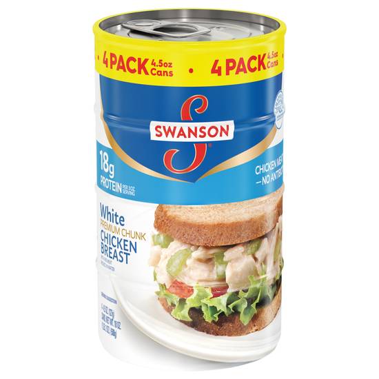 Swanson Premium Chunk White Chicken Breast (4 ct)