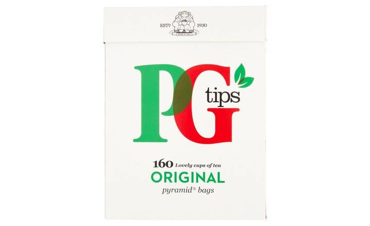 PG Tips Original 160 Pyramid Tea Bags 464g (385262) 
