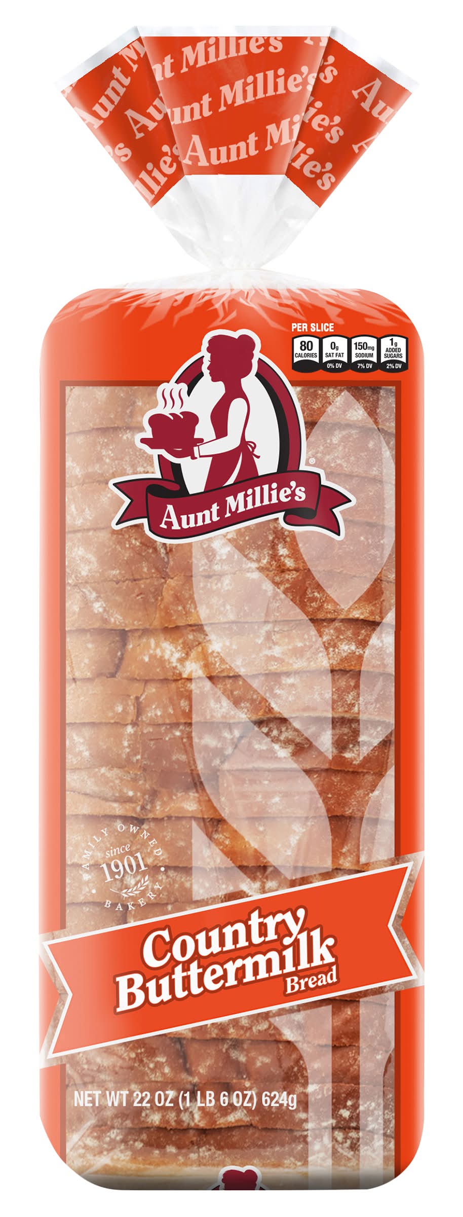 Aunt Millie's Homestyle Enriched Country Buttermilk White Bread (22 oz)